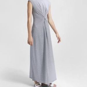 Theory Knot Front Midi Dress